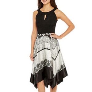 Melrose Women’s Sleeveless Halter Neckline High/Low Silhouette Dress Sz 10 NWT